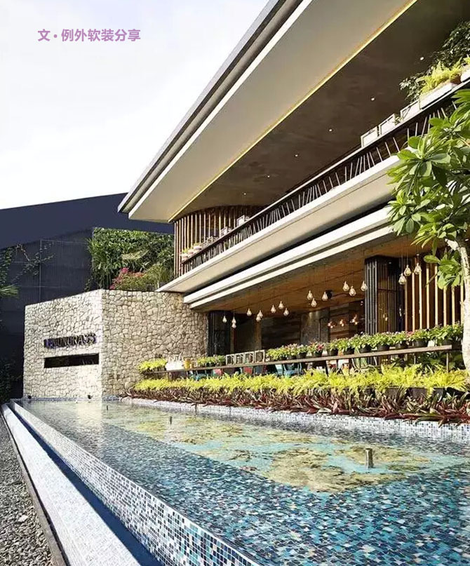 熱帶景觀生態(tài)餐廳，讓你未吃先醉